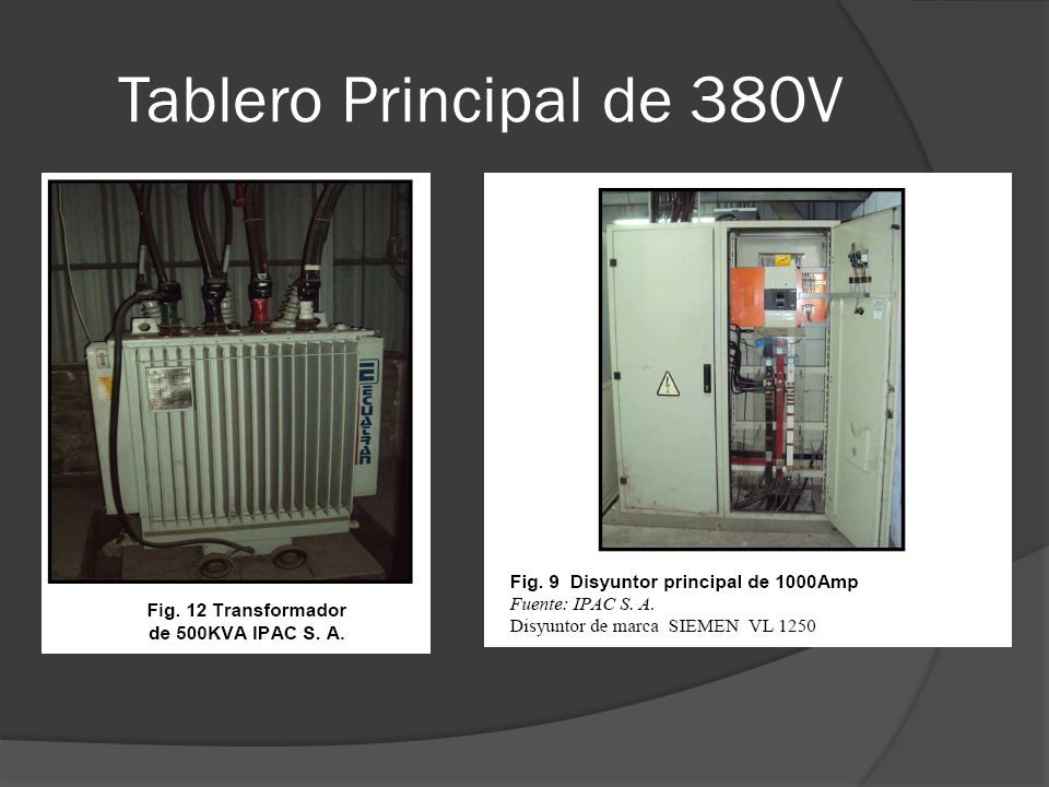 Tablero Principal de 380V
