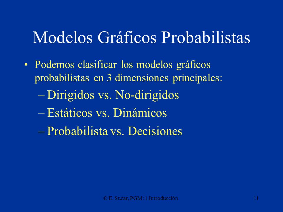 Modelos Gráficos Probabilistas