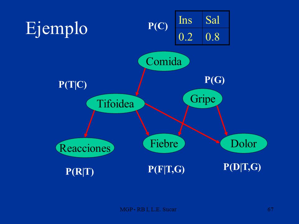 Ejemplo Ins Sal Comida Gripe Tifoidea Fiebre Dolor Reacciones