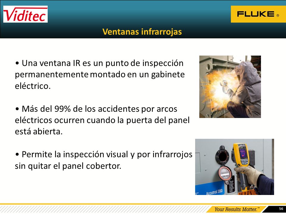Ventanas infrarrojas Una ventana IR es un punto de inspección permanentemente montado en un gabinete eléctrico.