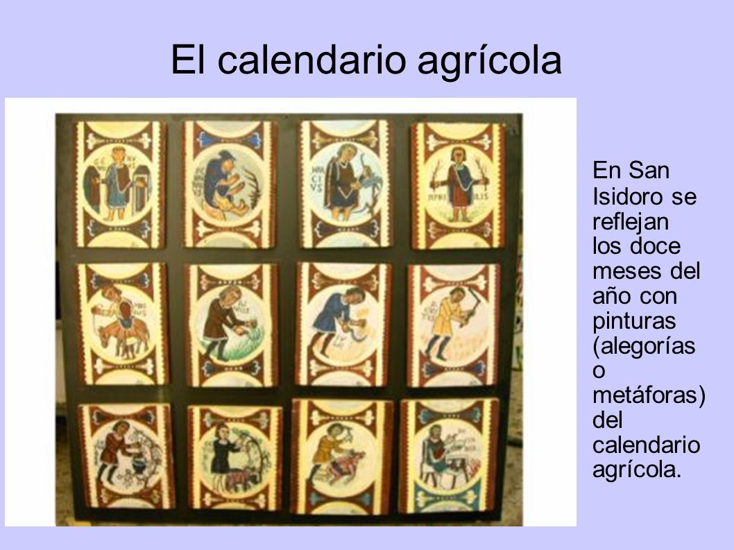El calendario agrícola
