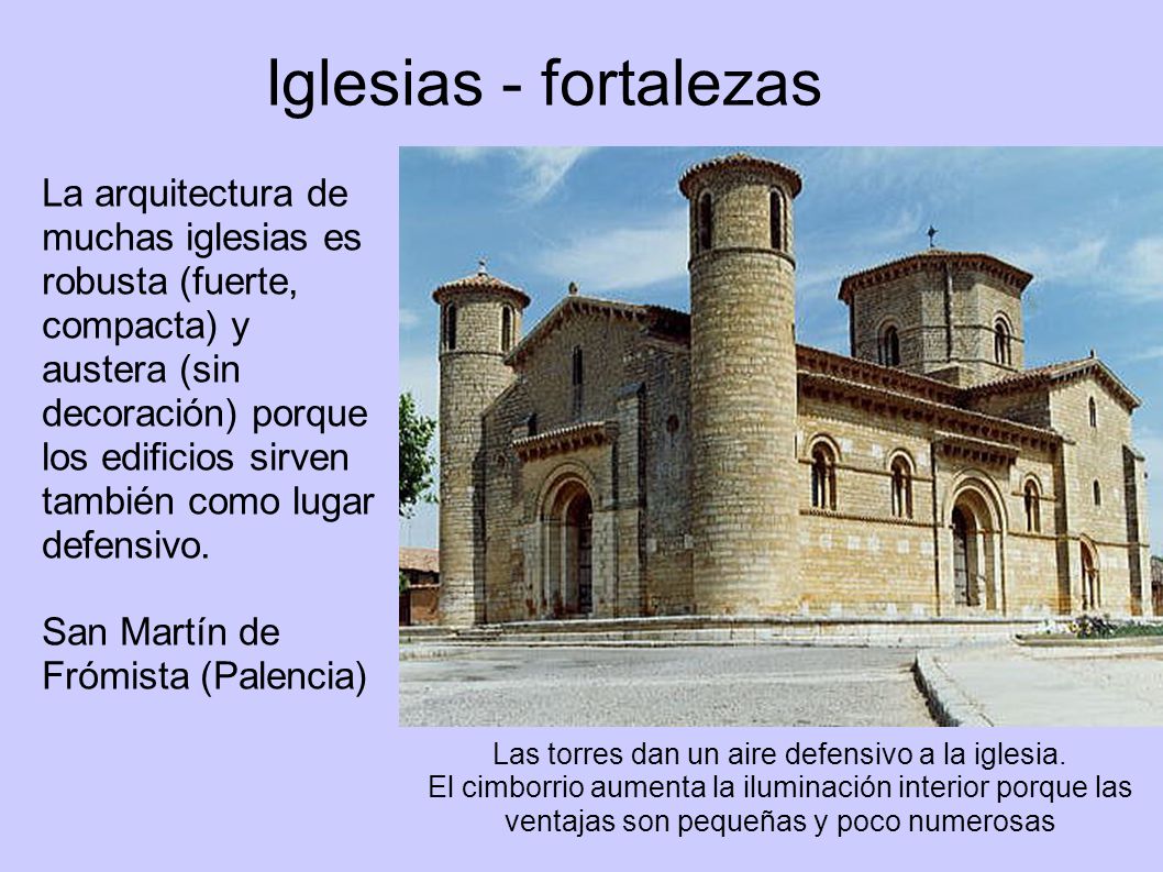 Las torres dan un aire defensivo a la iglesia.