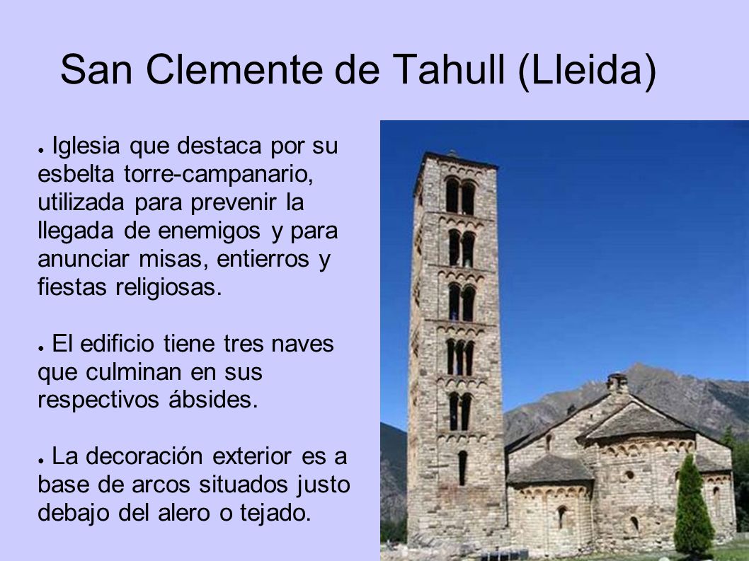 San Clemente de Tahull (Lleida)