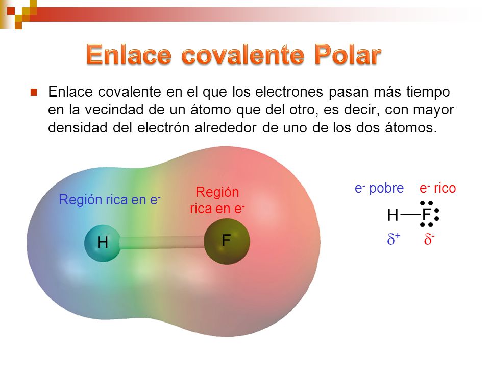 Enlace covalente Polar
