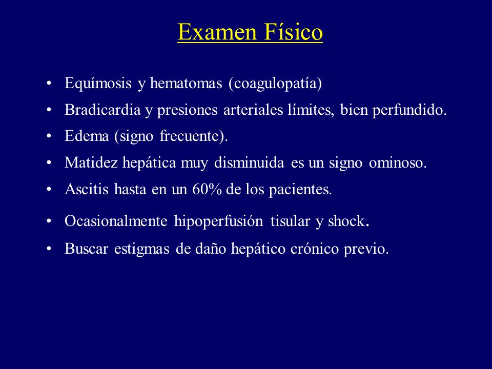 Examen Físico Equímosis y hematomas (coagulopatía)