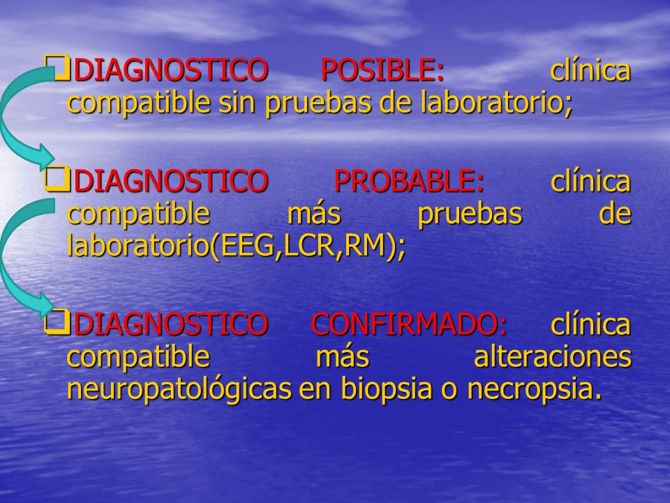 DIAGNOSTICO POSIBLE: clínica compatible sin pruebas de laboratorio;