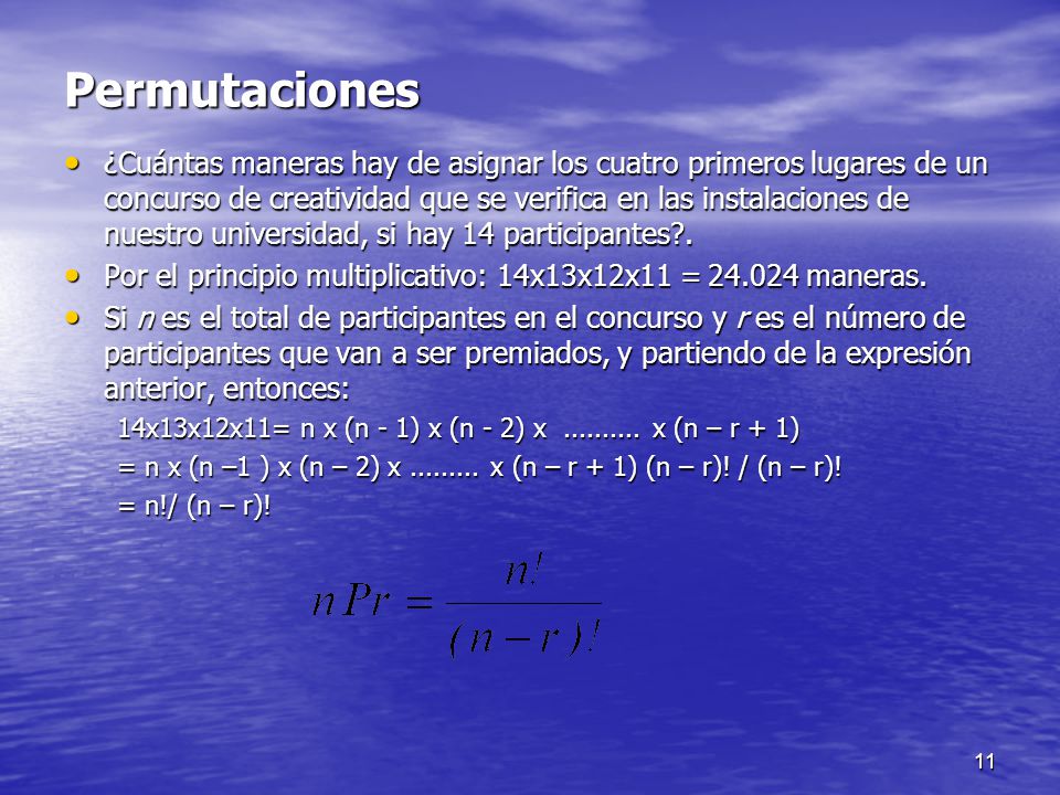 Permutaciones