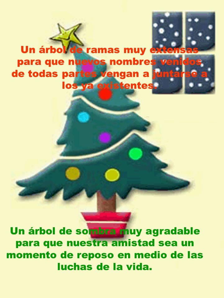Un árbol de ramas muy extensas para que nuevos nombres venidos de todas partes vengan a juntarse a los ya existentes.