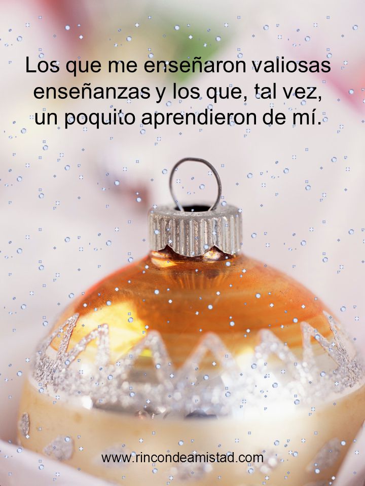 Los que me enseñaron valiosas enseñanzas y los que, tal vez, un poquito aprendieron de mí.