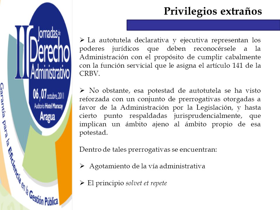 Privilegios extraños