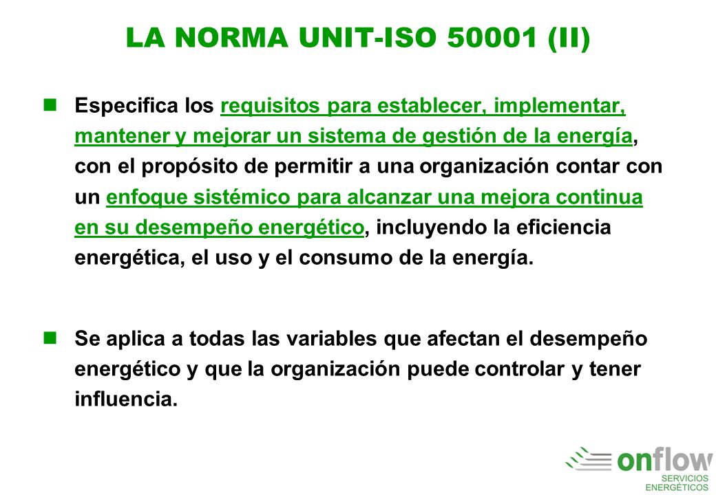 LA NORMA UNIT-ISO (II)