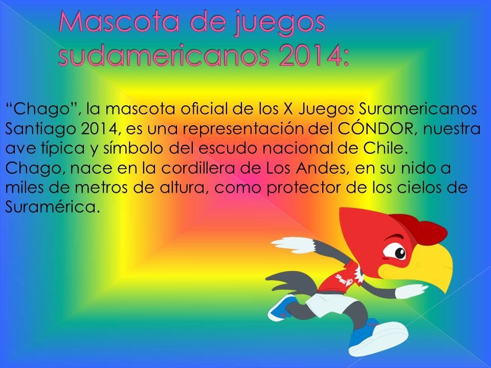 Mascota de juegos sudamericanos 2014: