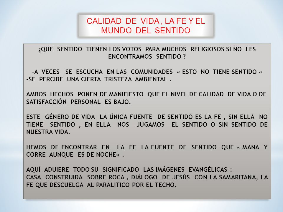 -A VECES SE ESCUCHA EN LAS COMUNIDADES « ESTO NO TIENE SENTIDO «