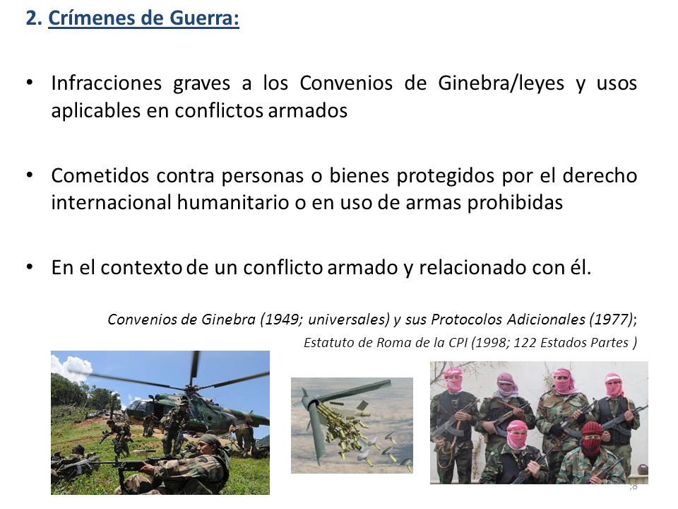 En el contexto de un conflicto armado y relacionado con él.