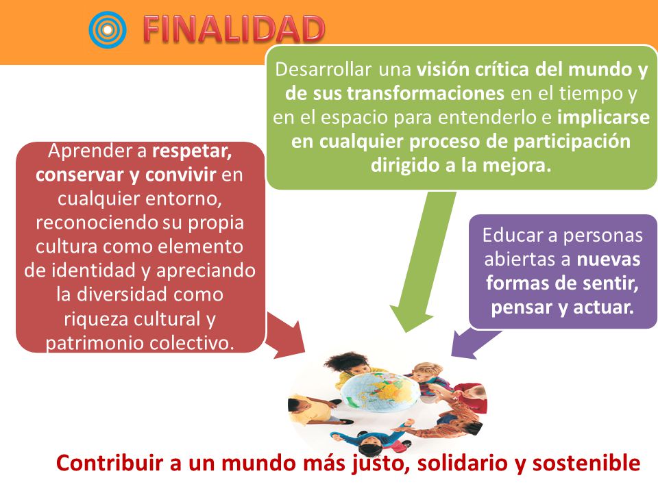 Educar a personas abiertas a nuevas formas de sentir, pensar y actuar.