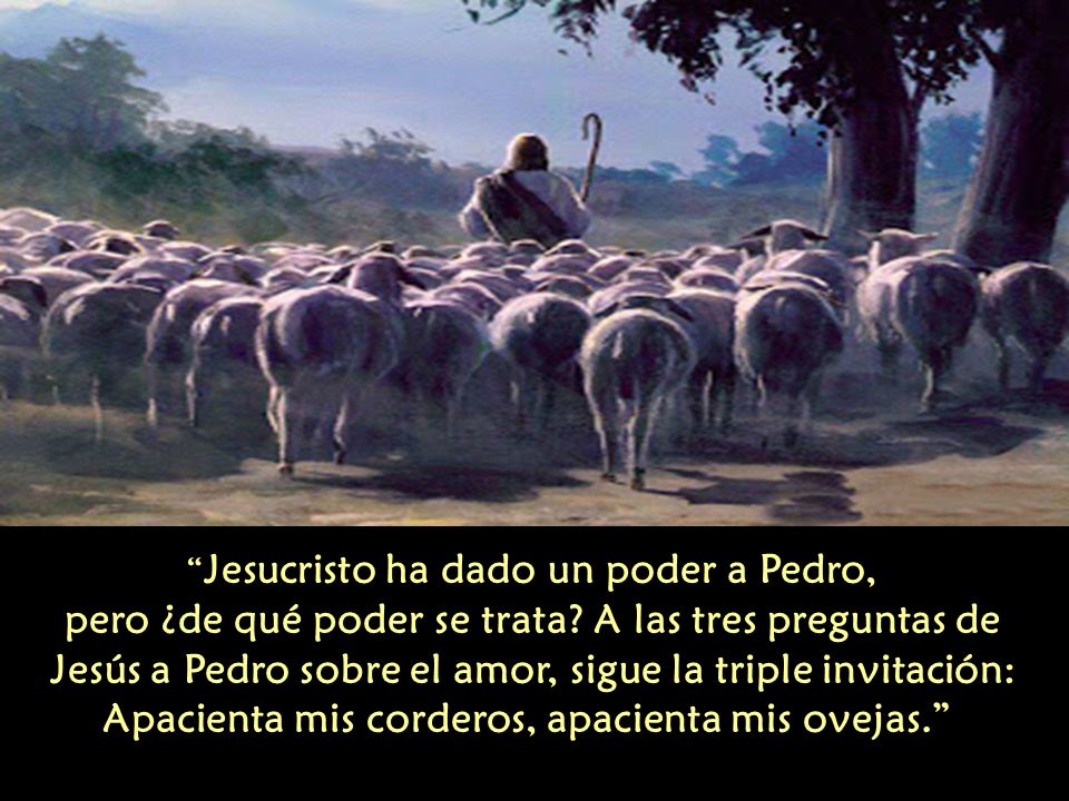 Jesucristo ha dado un poder a Pedro, pero ¿de qué poder se trata