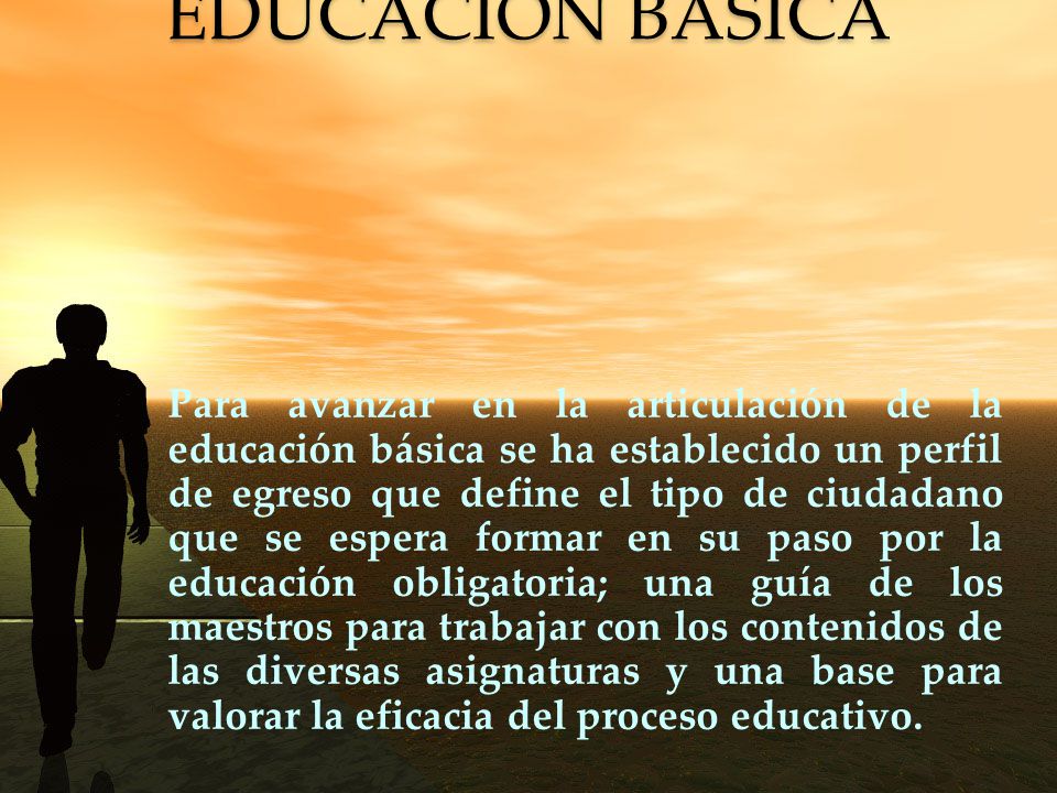 PERFIL DE EGRESO DE LA EDUCACIÓN BÁSICA