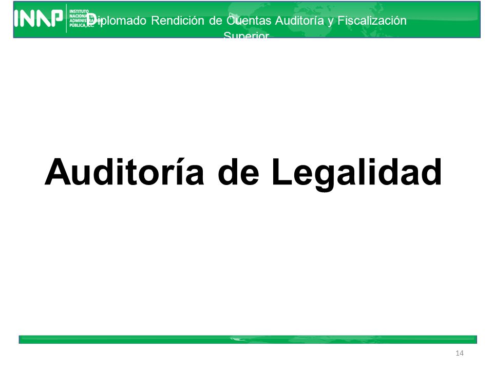 Diplomado Rendición de Cuentas Auditoría y Fiscalización Superior