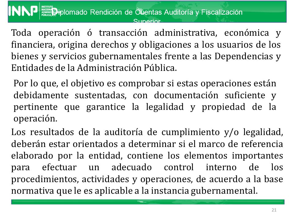 Diplomado Rendición de Cuentas Auditoría y Fiscalización Superior