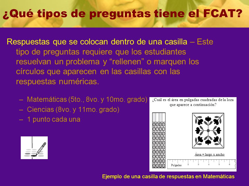 ¿Qué tipos de preguntas tiene el FCAT