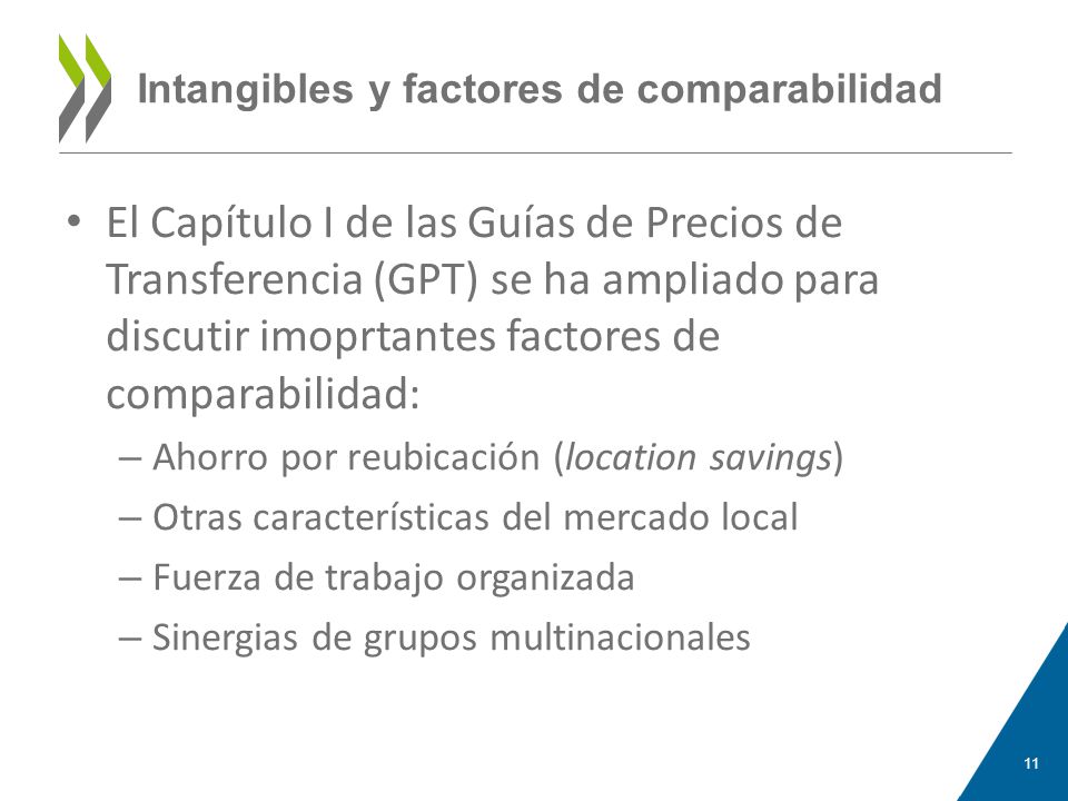TRATAMIENTO DE PRECIOS DE TRANSFERENCIA PARA FACTORES IMOPORTANTES DE COMPARABILIDAD