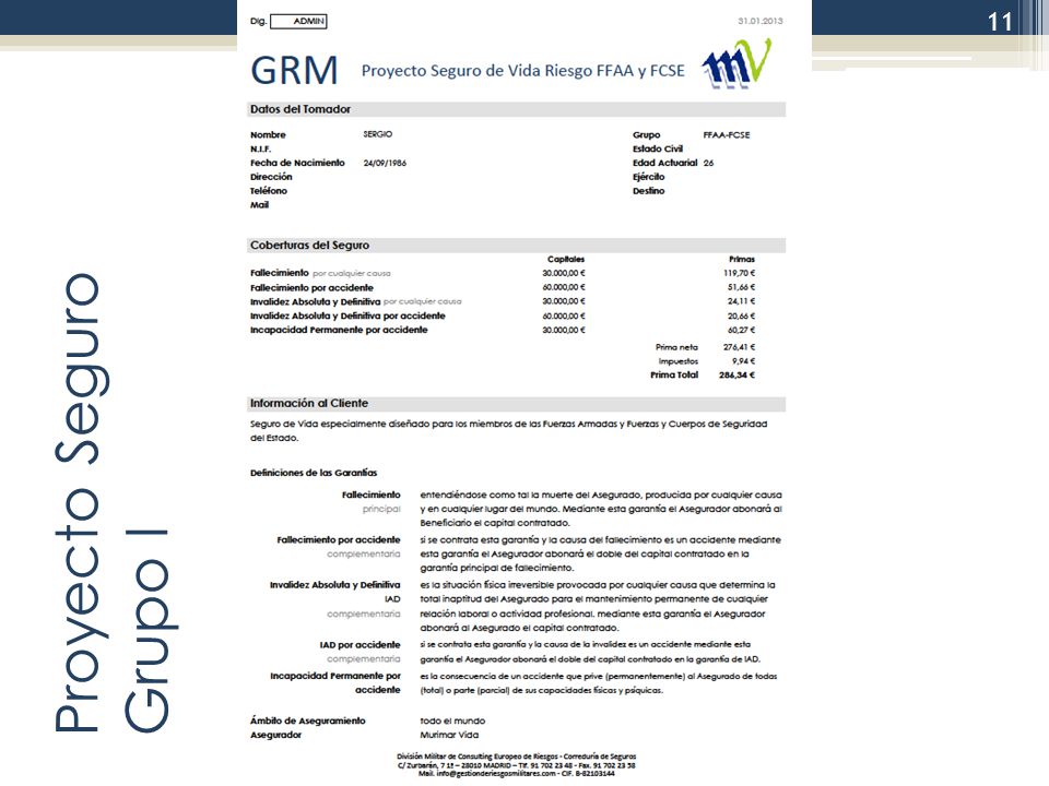 Proyecto Seguro Grupo I