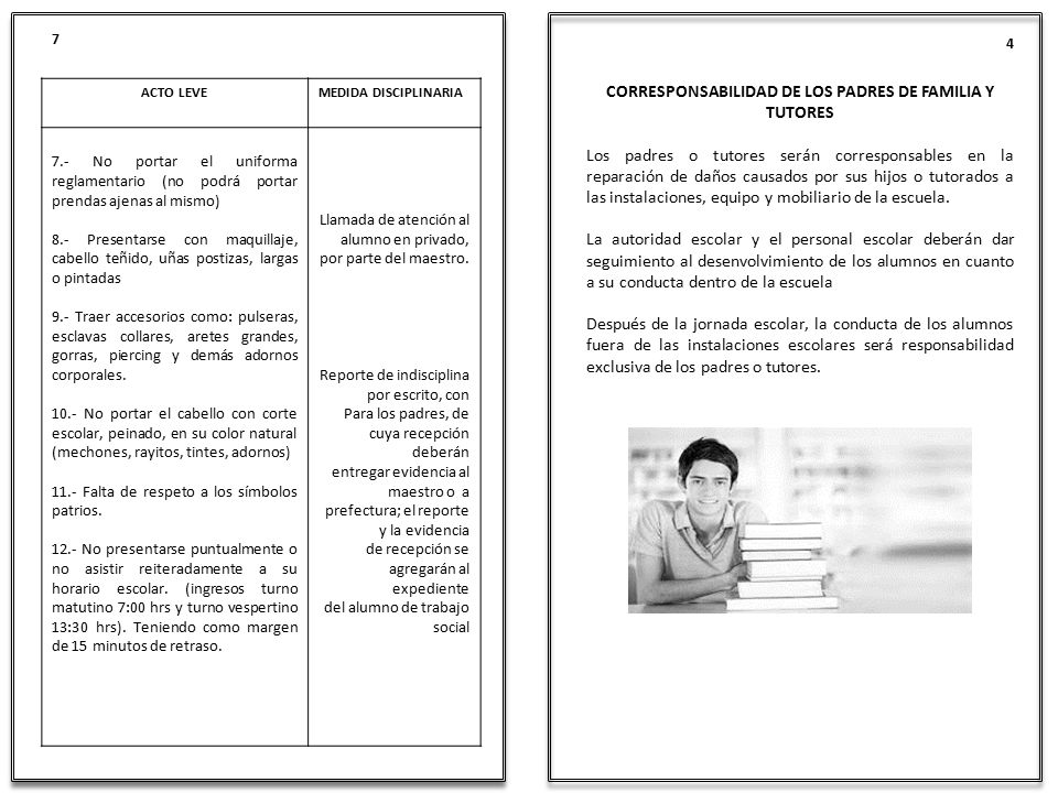 CORRESPONSABILIDAD DE LOS PADRES DE FAMILIA Y TUTORES