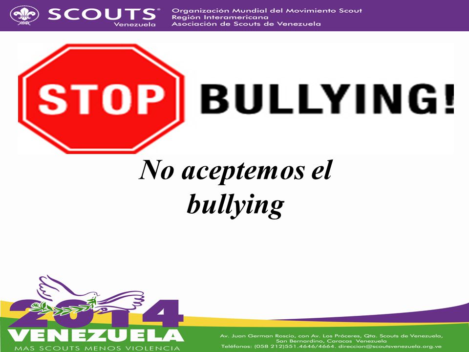No aceptemos el bullying