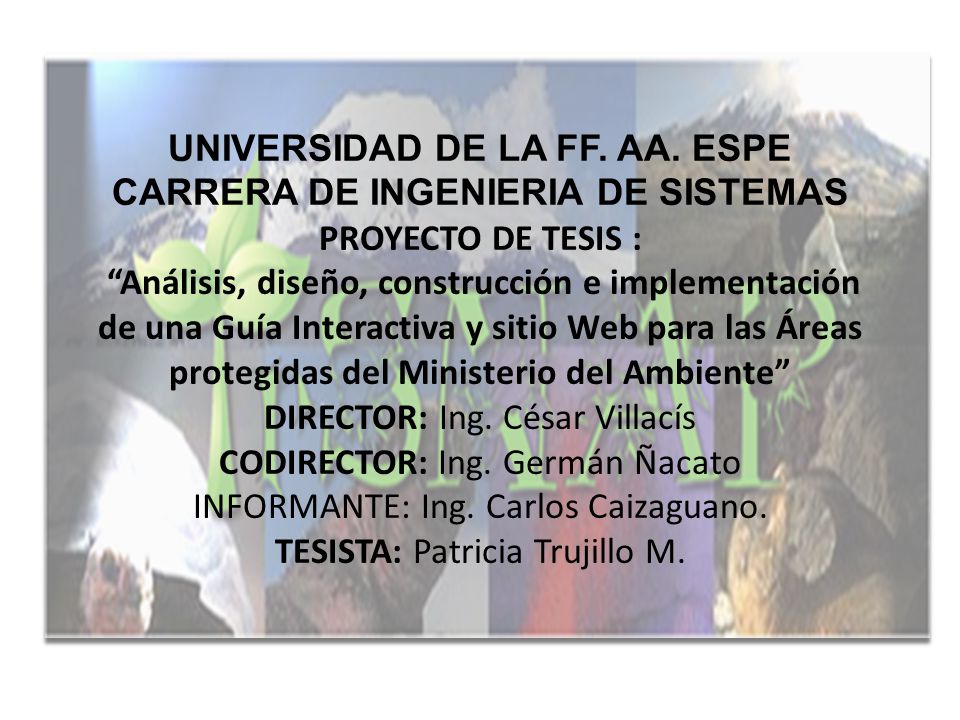 Universidad De La Ff Aa Espe Carrera De Ingenieria De Sistemas