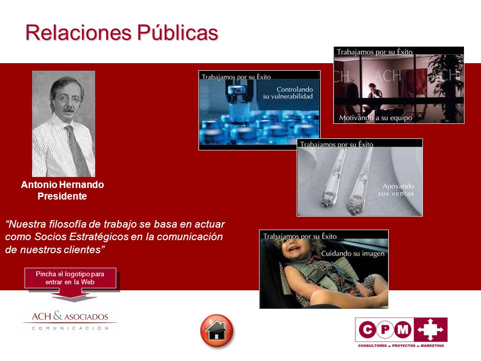 Pincha el logotipo para entrar en la Web