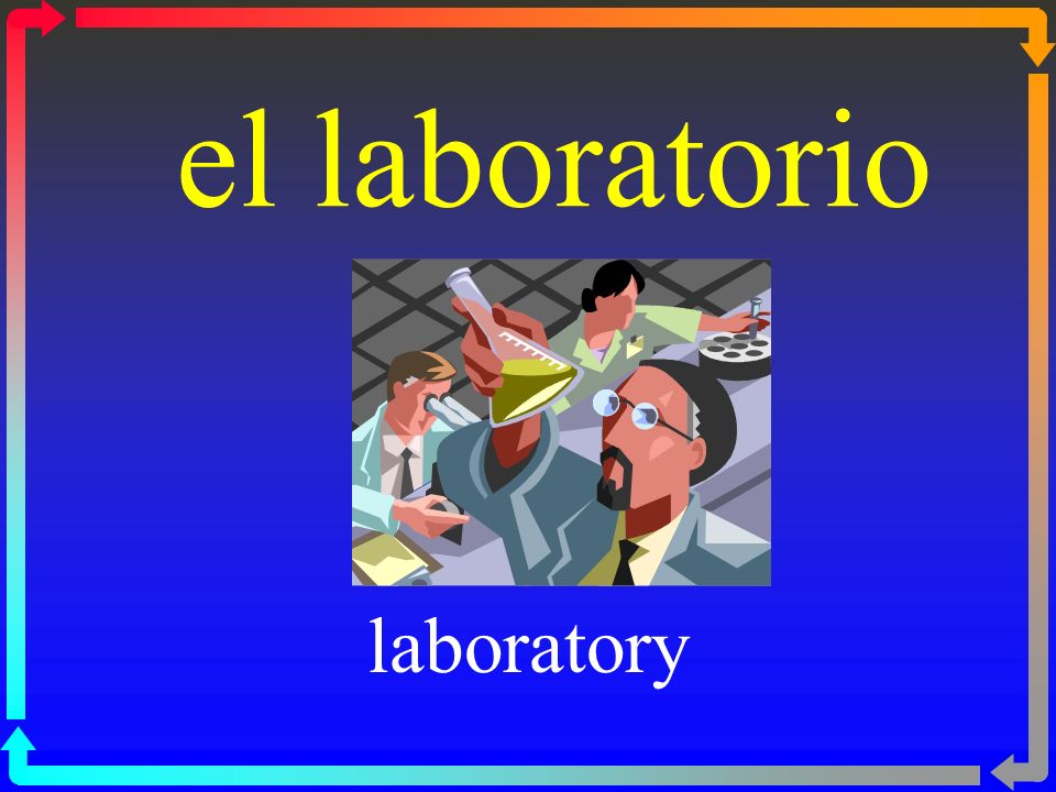 el laboratorio laboratory