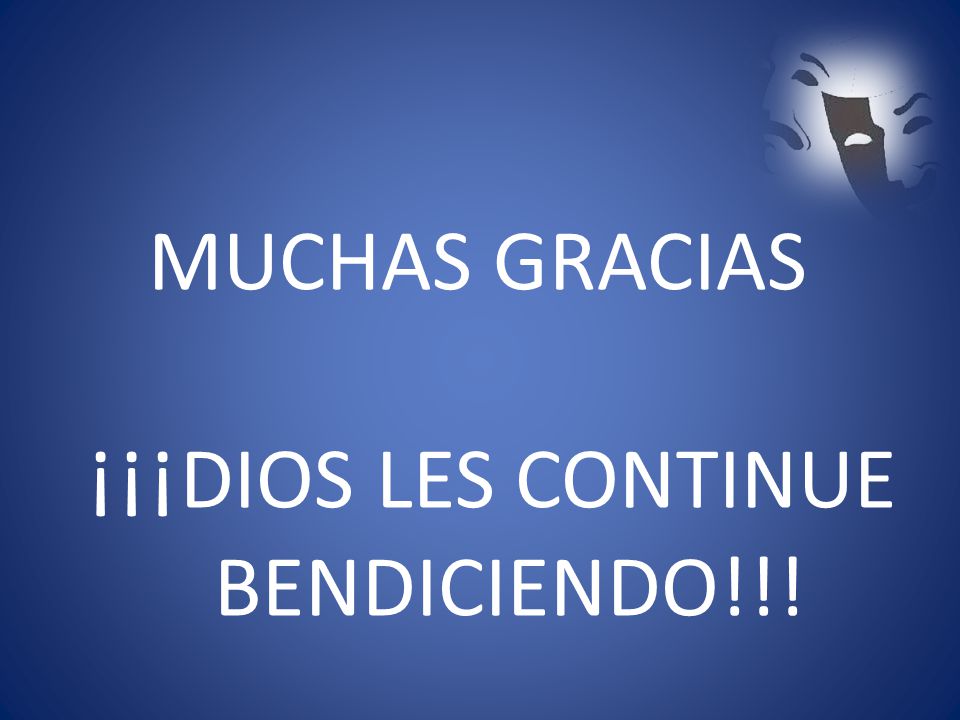 ¡¡¡DIOS LES CONTINUE BENDICIENDO!!!