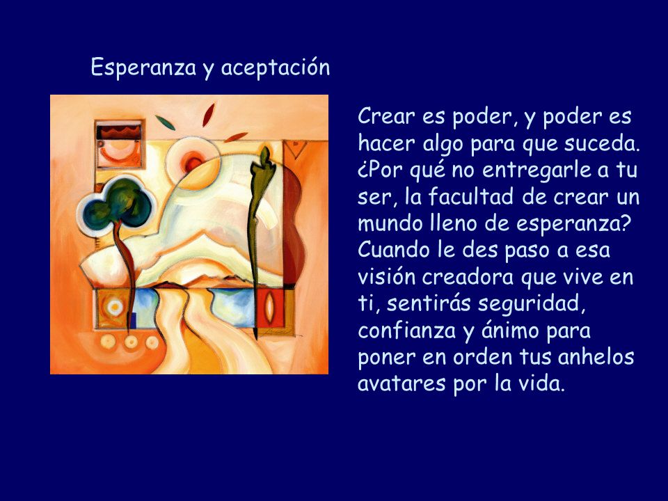 Esperanza y aceptación