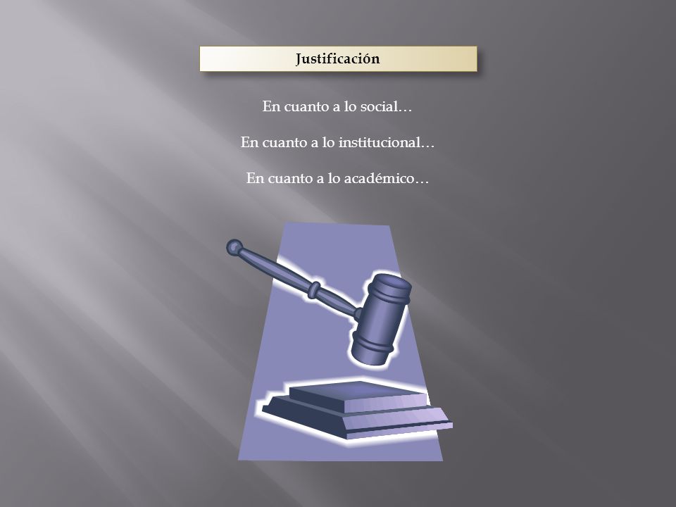 En cuanto a lo institucional… En cuanto a lo académico…