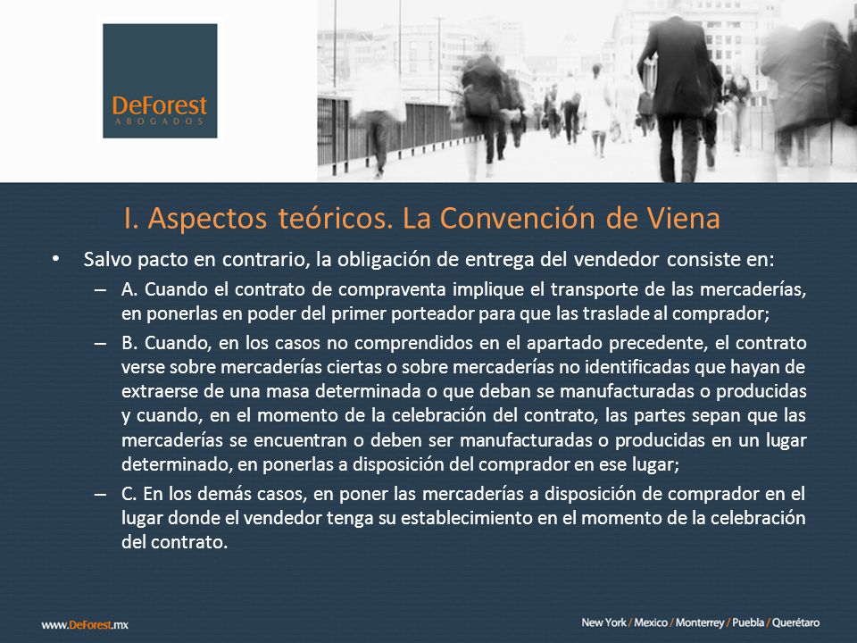 I. Aspectos teóricos. La Convención de Viena