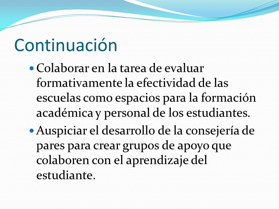 Continuación