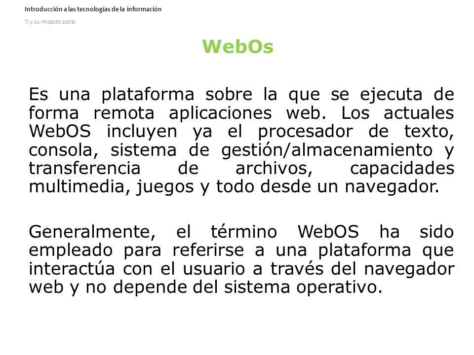 WebOs