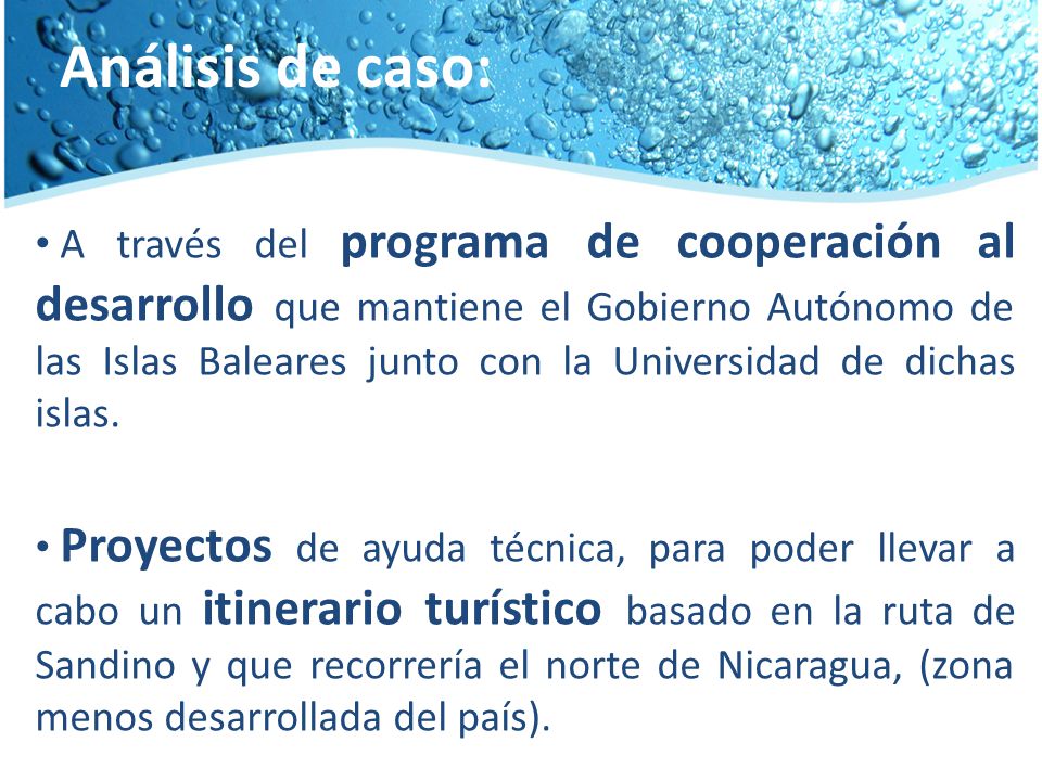 Análisis de caso: