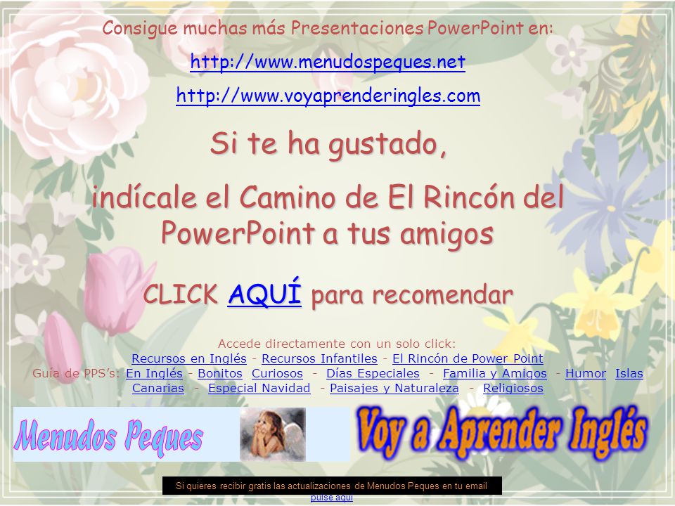 indícale el Camino de El Rincón del PowerPoint a tus amigos