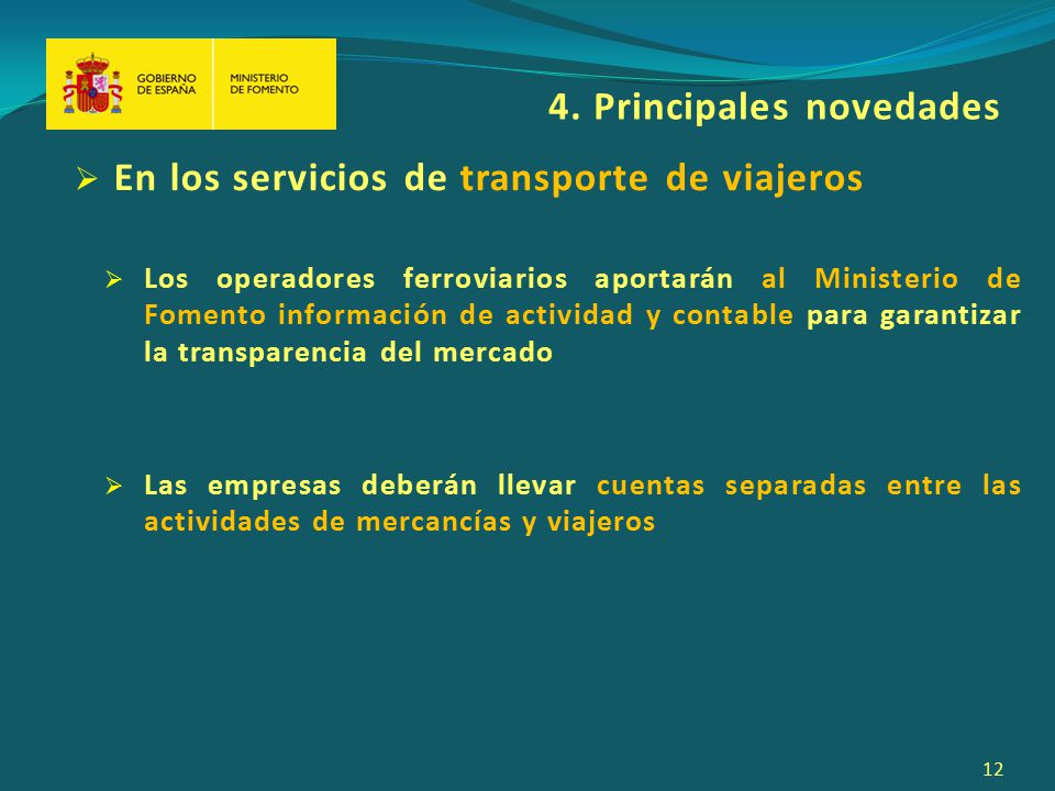 4. Principales novedades
