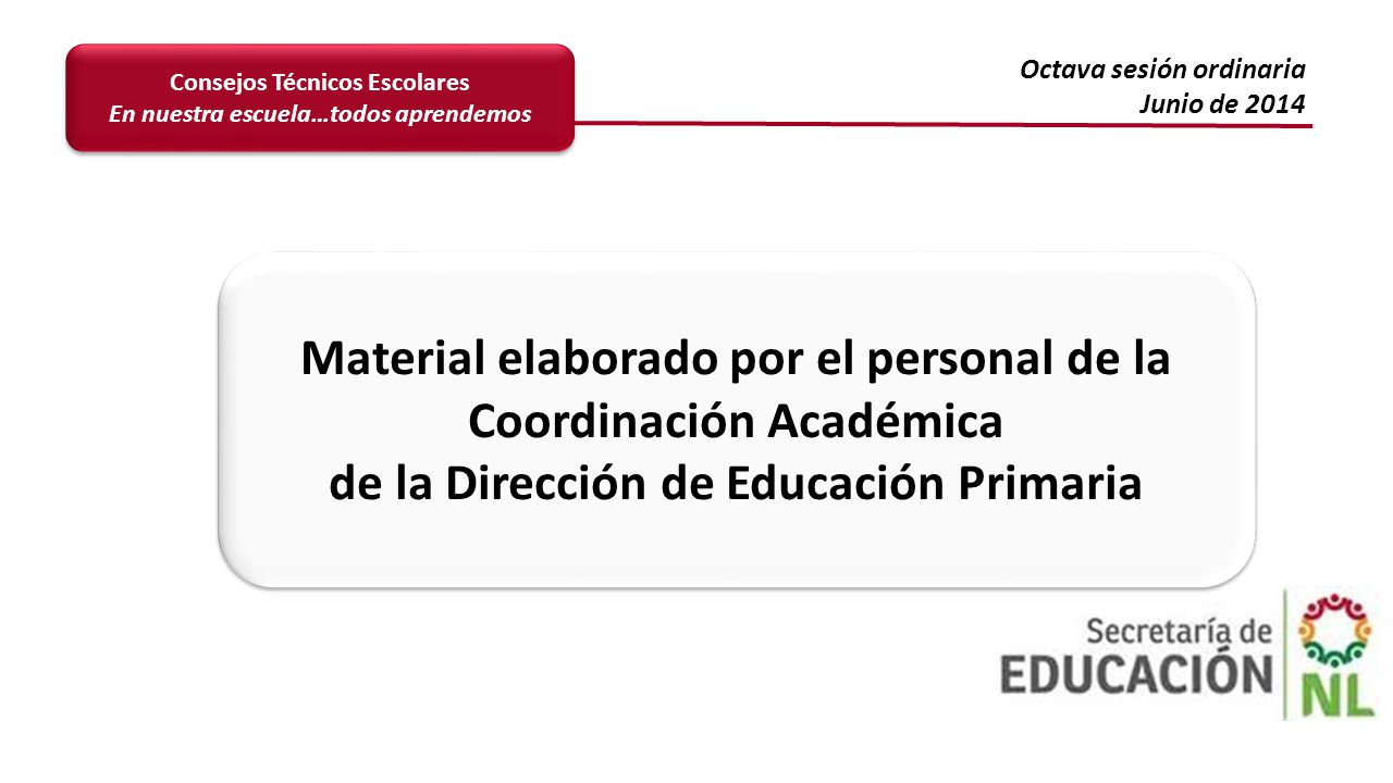 Material elaborado por el personal de la Coordinación Académica