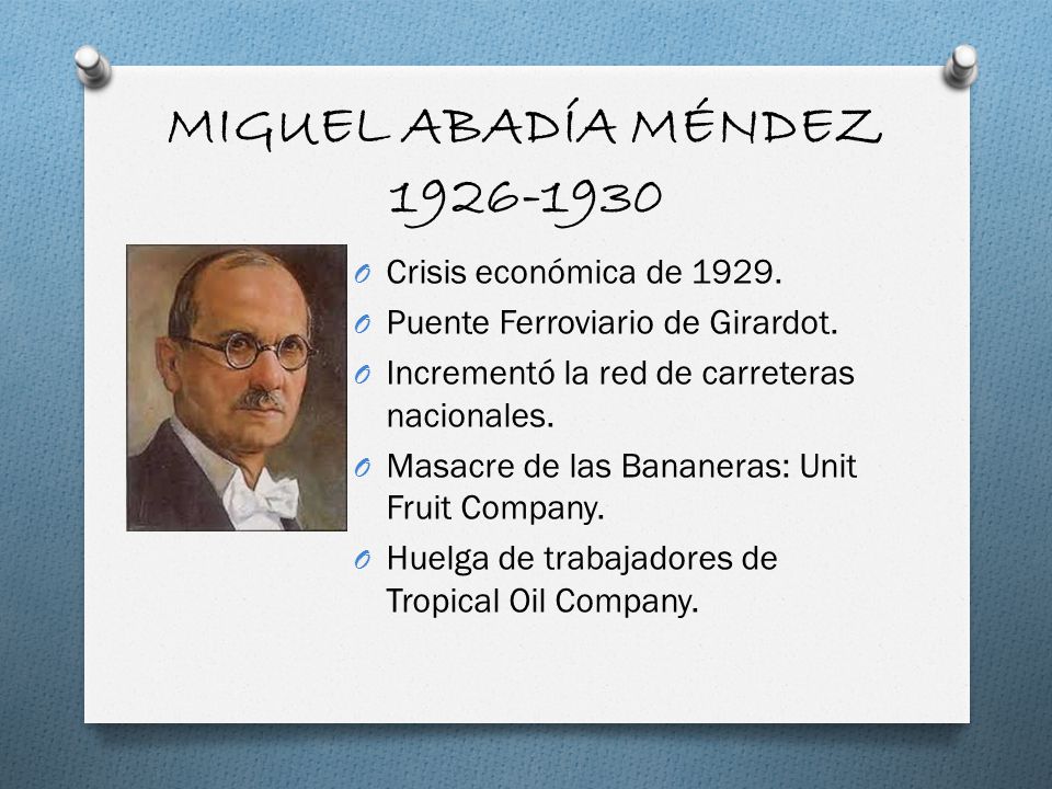 MIGUEL ABADÍA MÉNDEZ Crisis económica de 1929.