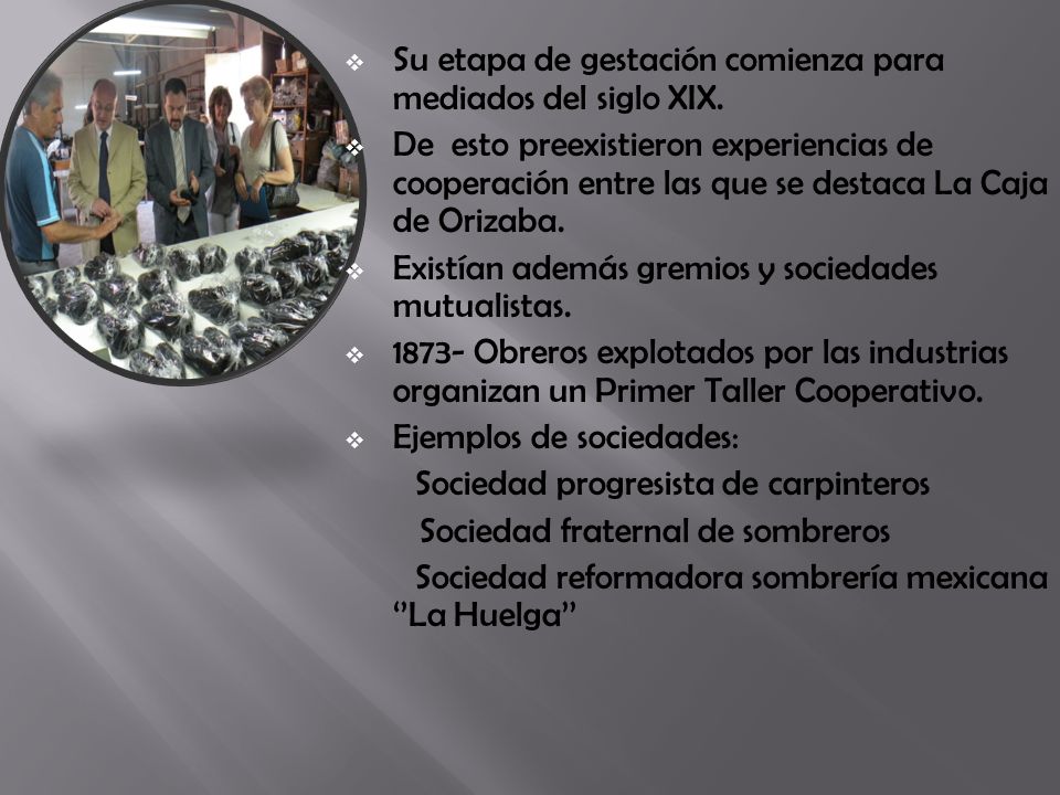 Su etapa de gestación comienza para mediados del siglo XIX.