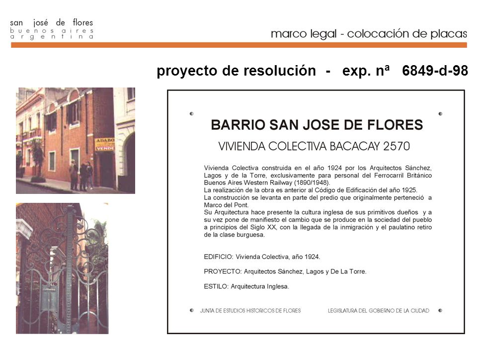 proyecto de resolución - exp. nª 6849-d-98