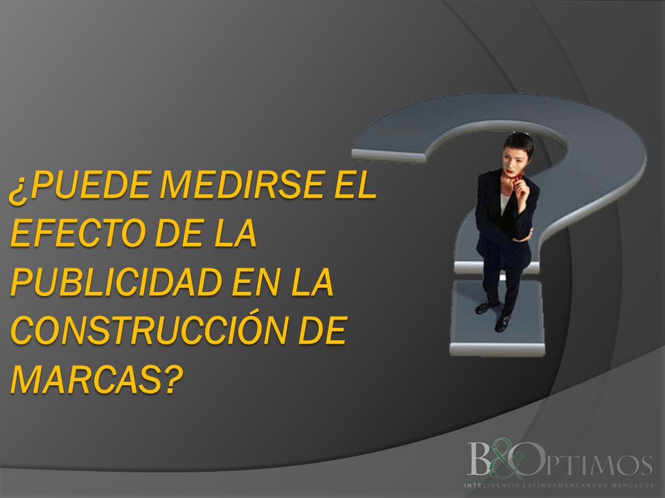 ¿Puede medirse el efecto de la publicidad en la construcción de marcas