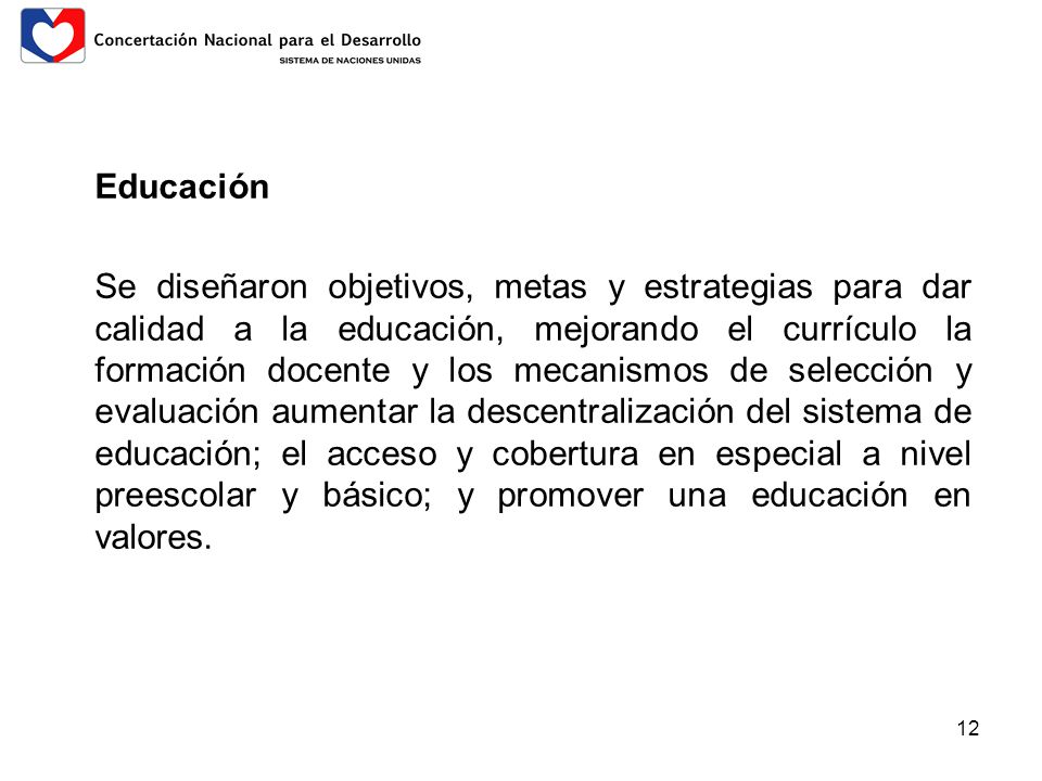 Educación.