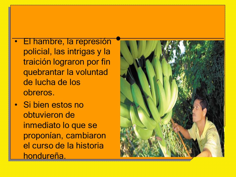 El hambre, la represión policial, las intrigas y la traición lograron por fin quebrantar la voluntad de lucha de los obreros.