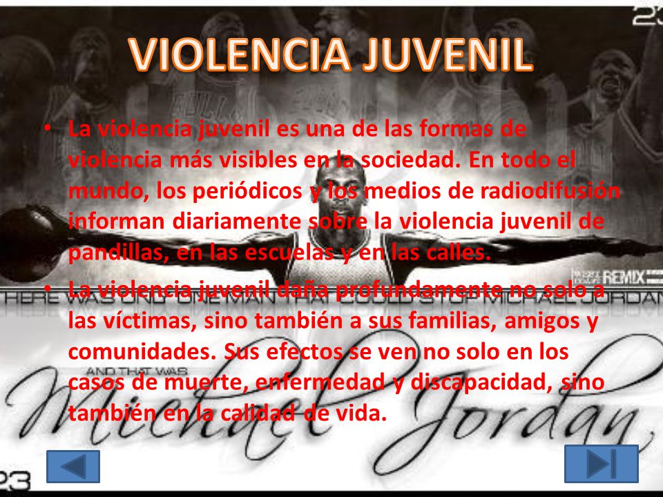 VIOLENCIA JUVENIL