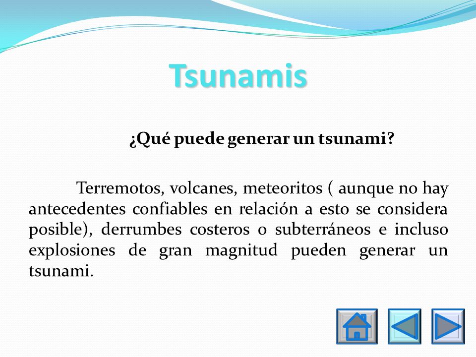 Tsunamis