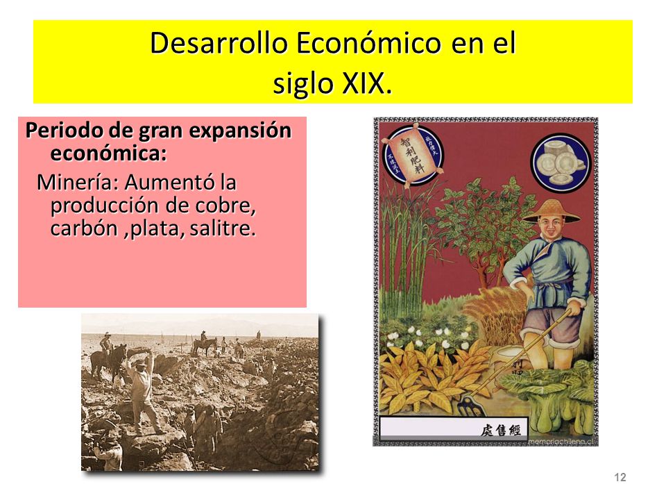 Desarrollo Económico en el siglo XIX.